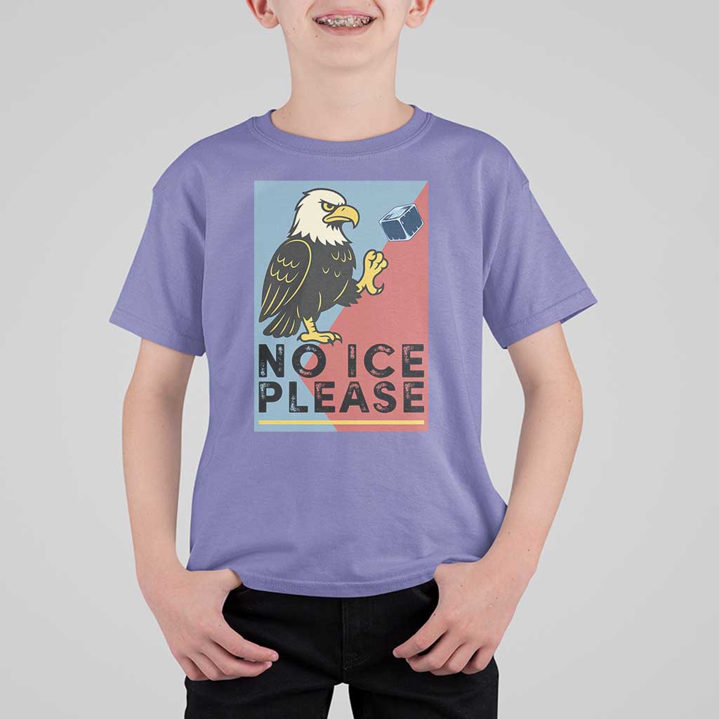 American Eagle No Ice Please T Shirt For Kid Minnesota Protest Support Gift