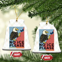 American Eagle No Ice Please Ceramic Ornament Minnesota Protest Support Gift