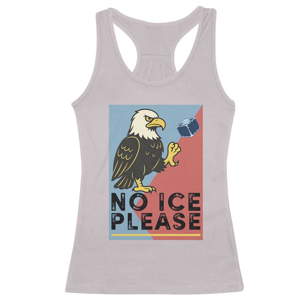 American Eagle No Ice Please Racerback Tank Top Minnesota Protest Support Gift