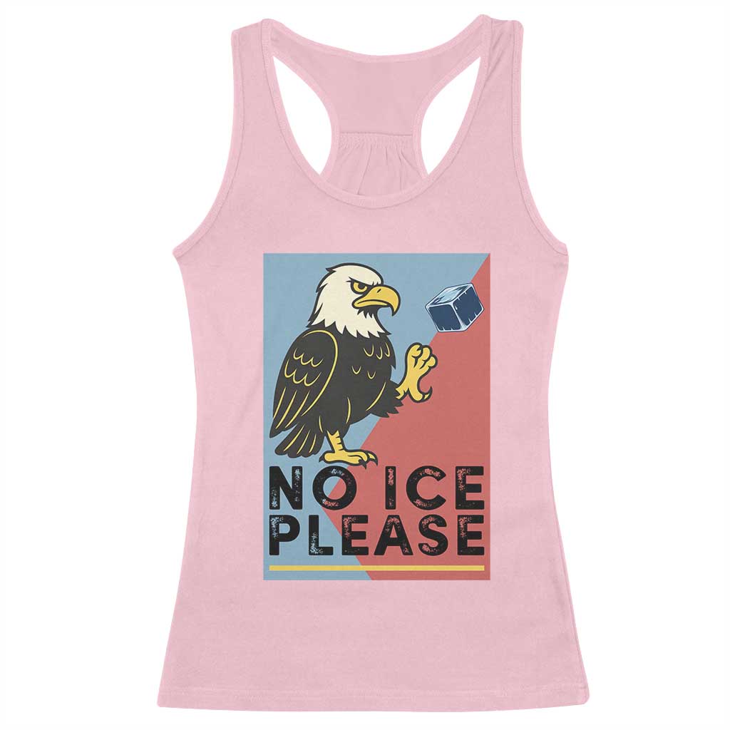 American Eagle No Ice Please Racerback Tank Top Minnesota Protest Support Gift