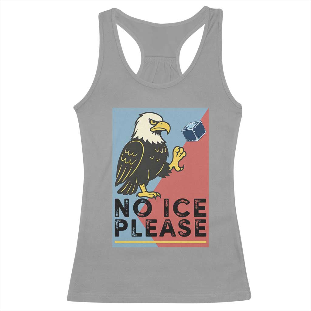American Eagle No Ice Please Racerback Tank Top Minnesota Protest Support Gift