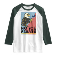 American Eagle No Ice Please Raglan Shirt Minnesota Protest Support Gift