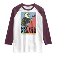 American Eagle No Ice Please Raglan Shirt Minnesota Protest Support Gift