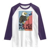 American Eagle No Ice Please Raglan Shirt Minnesota Protest Support Gift