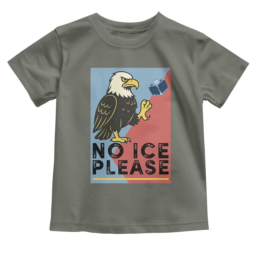 American Eagle No Ice Please Toddler T Shirt Minnesota Protest Support Gift