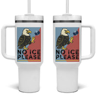 American Eagle No Ice Please Tumbler With Handle Minnesota Protest Support Gift
