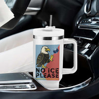American Eagle No Ice Please Tumbler With Handle Minnesota Protest Support Gift