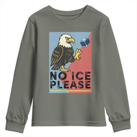 American Eagle No Ice Please Youth Sweatshirt Minnesota Protest Support Gift