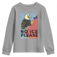 American Eagle No Ice Please Youth Sweatshirt Minnesota Protest Support Gift