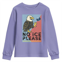 American Eagle No Ice Please Youth Sweatshirt Minnesota Protest Support Gift