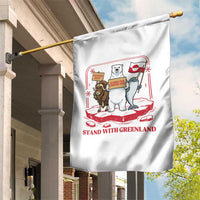 Hands Off Greenland Garden Flag Support Greenlander Gift