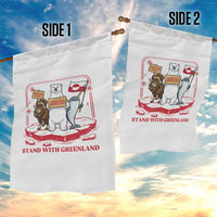 Hands Off Greenland Garden Flag Support Greenlander Gift