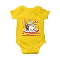 Hands Off Greenland Baby Onesie Support Greenlander Gift