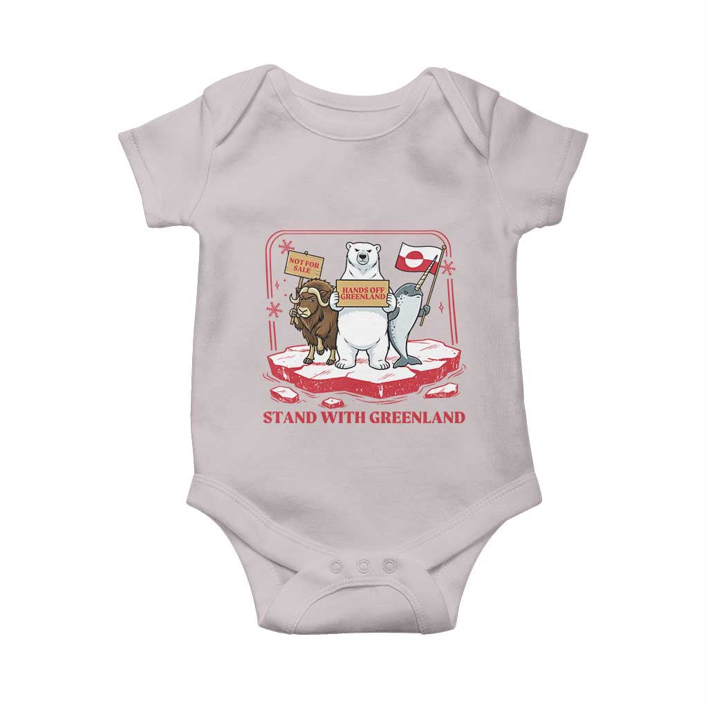 Hands Off Greenland Baby Onesie Support Greenlander Gift