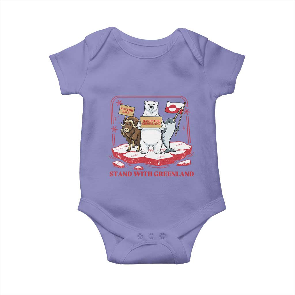 Hands Off Greenland Baby Onesie Support Greenlander Gift