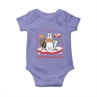 Hands Off Greenland Baby Onesie Support Greenlander Gift