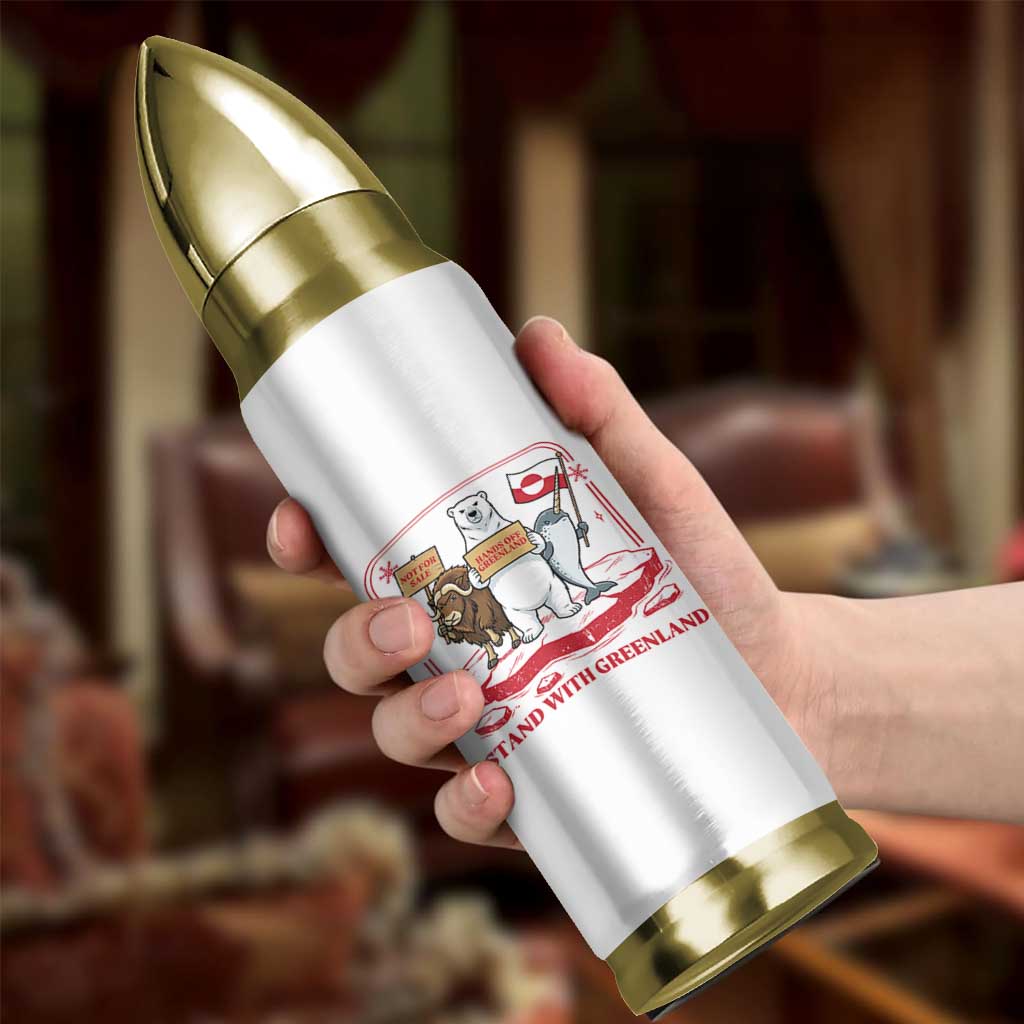 Hands Off Greenland Bullet Tumbler Support Greenlander Gift