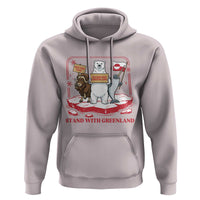 Hands Off Greenland Hoodie Support Greenlander Gift