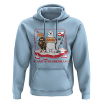 Hands Off Greenland Hoodie Support Greenlander Gift