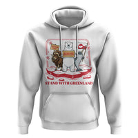 Hands Off Greenland Hoodie Support Greenlander Gift