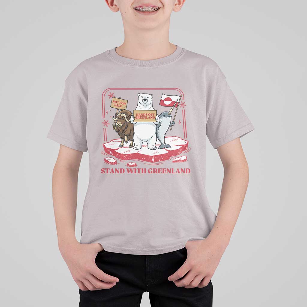 Hands Off Greenland T Shirt For Kid Support Greenlander Gift