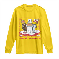 Hands Off Greenland Long Sleeve Shirt Support Greenlander Gift