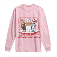 Hands Off Greenland Long Sleeve Shirt Support Greenlander Gift