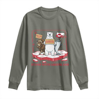 Hands Off Greenland Long Sleeve Shirt Support Greenlander Gift