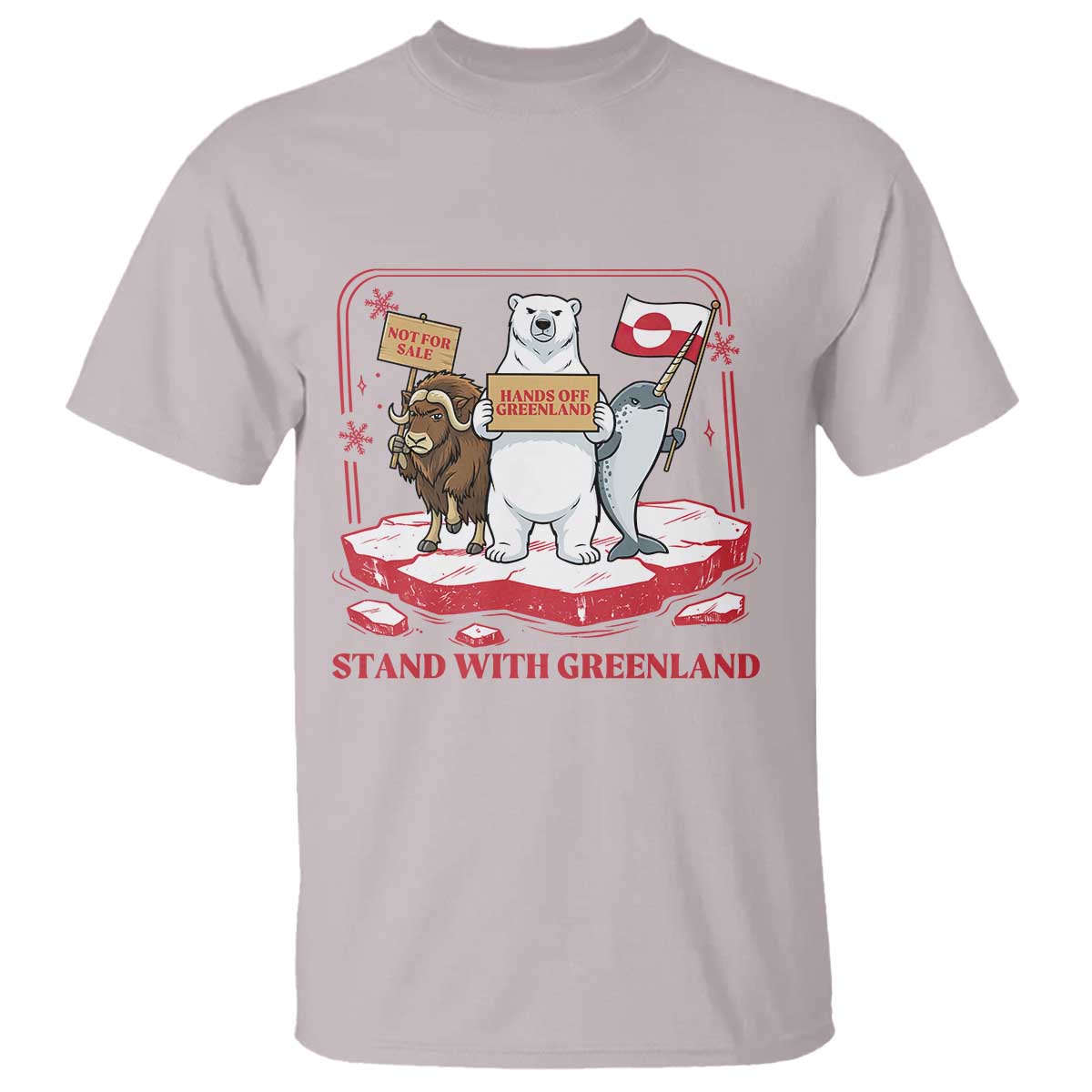 Hands Off Greenland T Shirt Support Greenlander Gift