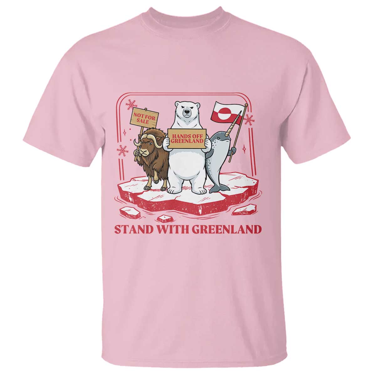Hands Off Greenland T Shirt Support Greenlander Gift