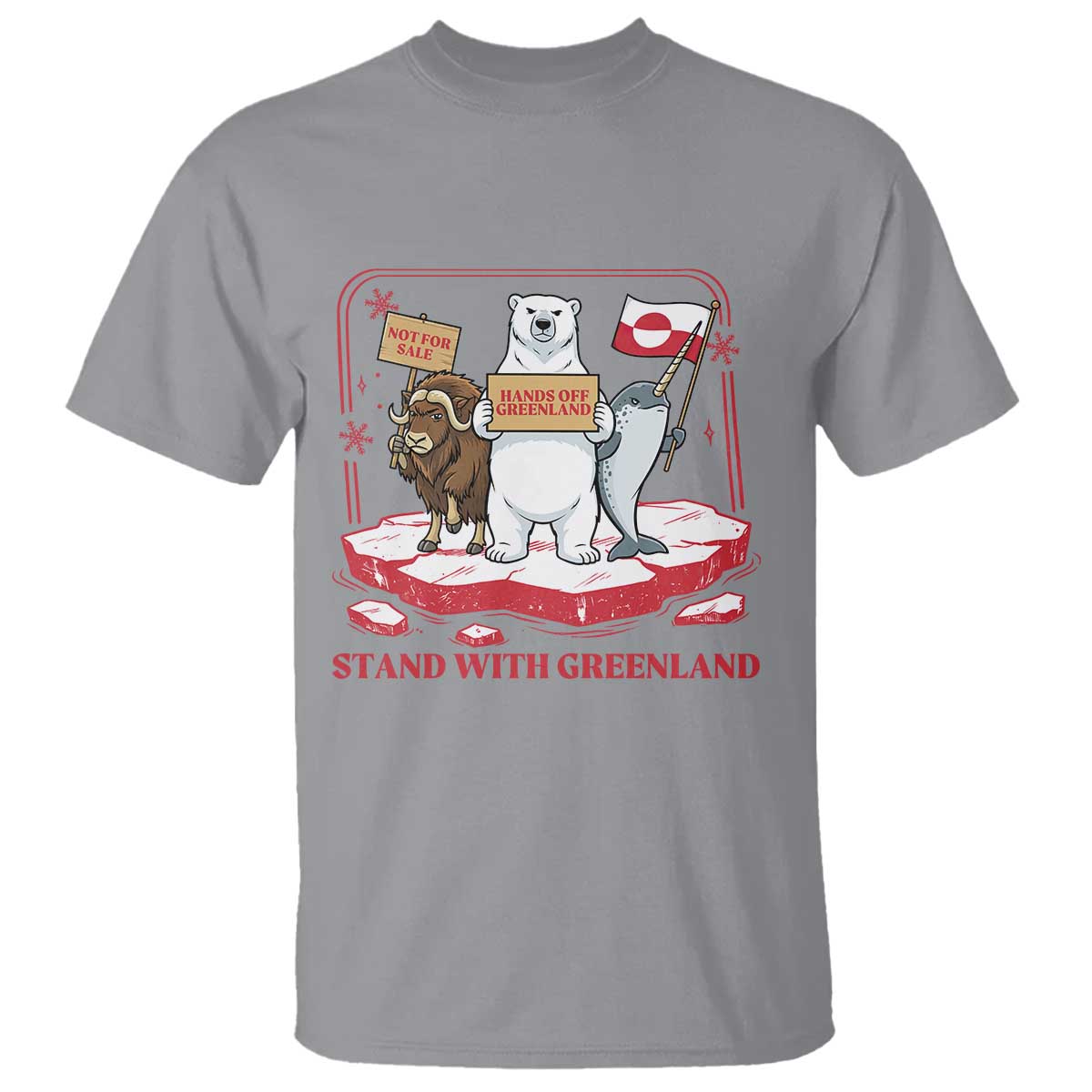 Hands Off Greenland T Shirt Support Greenlander Gift