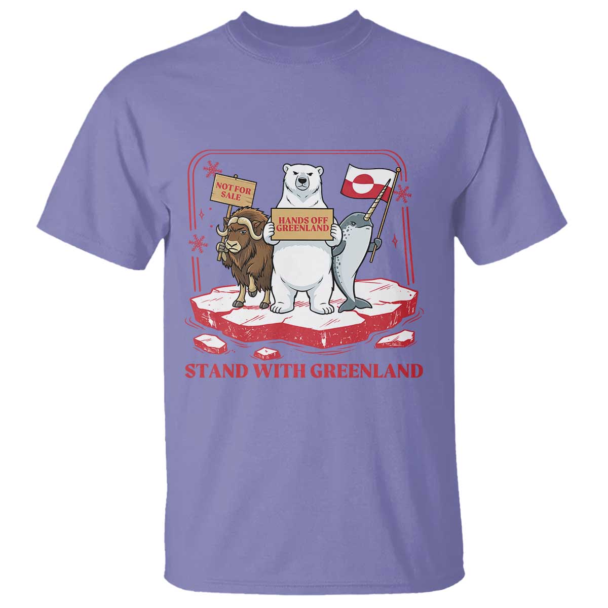Hands Off Greenland T Shirt Support Greenlander Gift