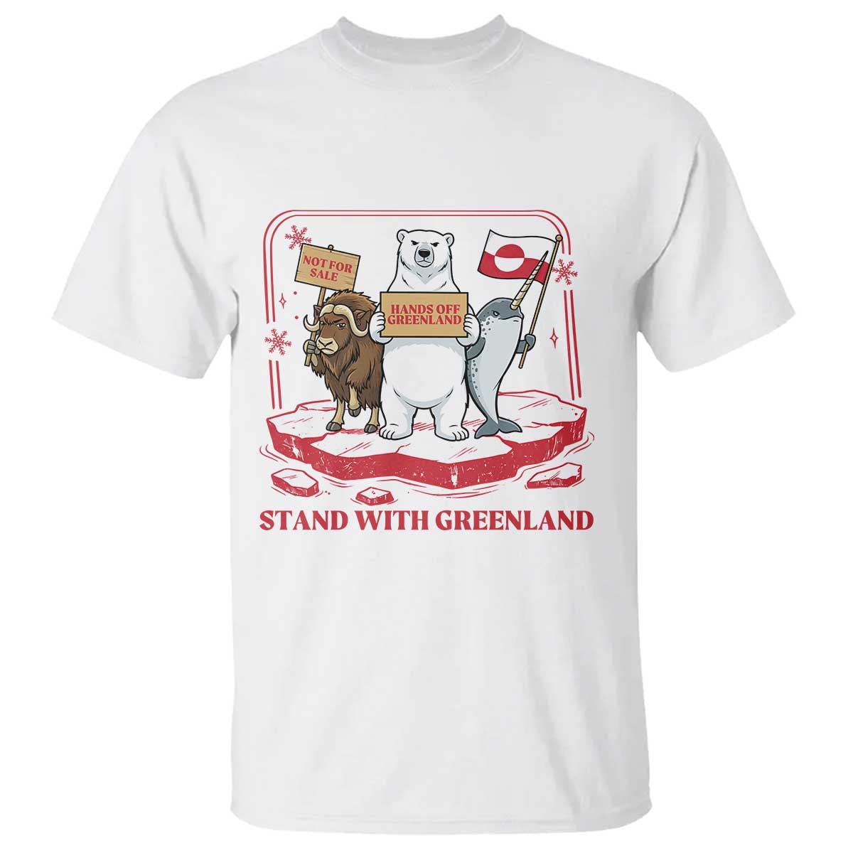 Hands Off Greenland T Shirt Support Greenlander Gift