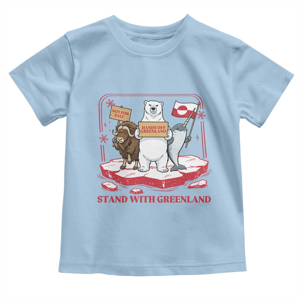 Hands Off Greenland Toddler T Shirt Support Greenlander Gift