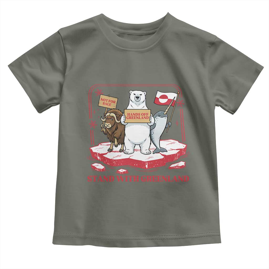 Hands Off Greenland Toddler T Shirt Support Greenlander Gift
