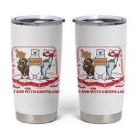 Hands Off Greenland Tumbler Cup Support Greenlander Gift