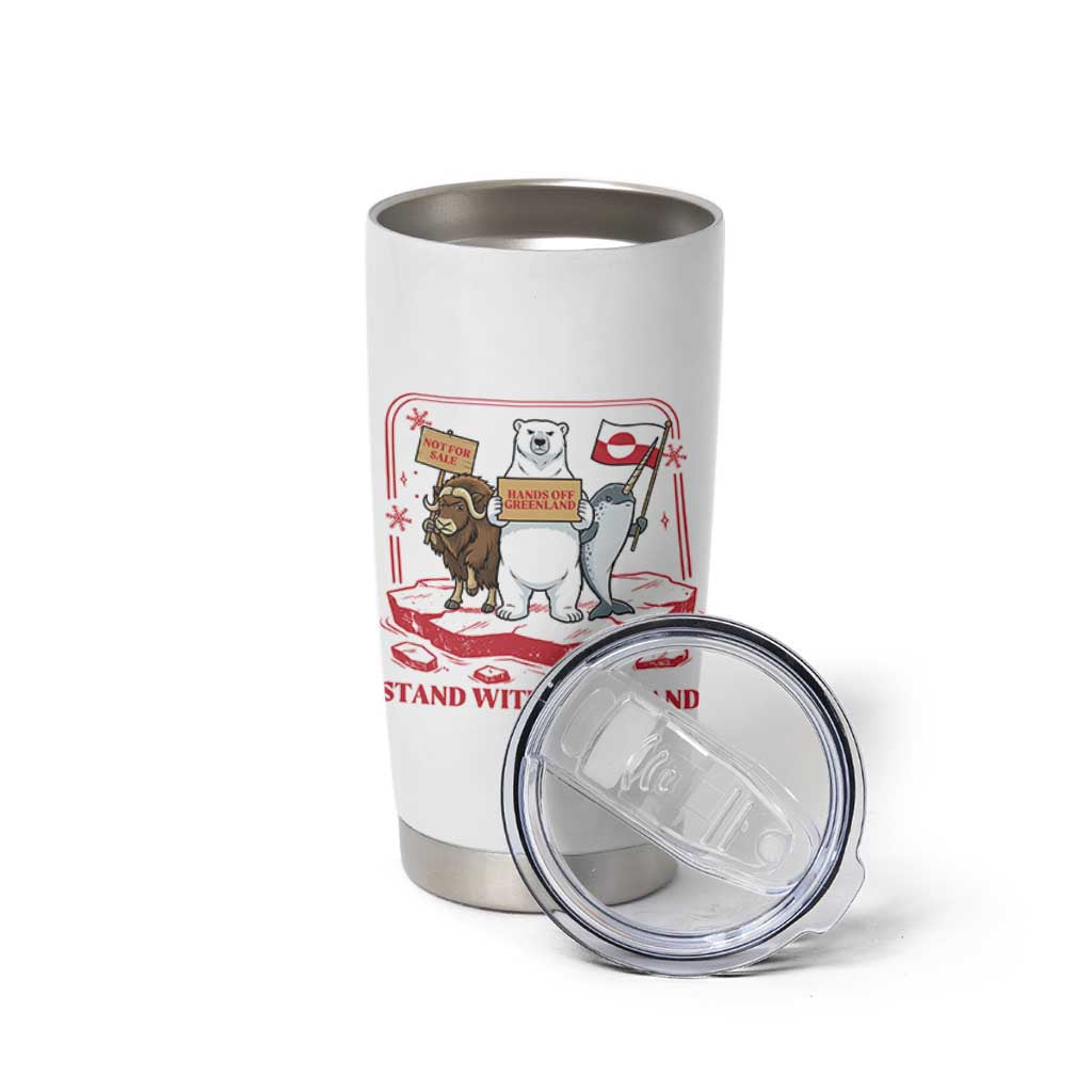 Hands Off Greenland Tumbler Cup Support Greenlander Gift