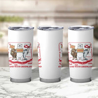 Hands Off Greenland Tumbler Cup Support Greenlander Gift