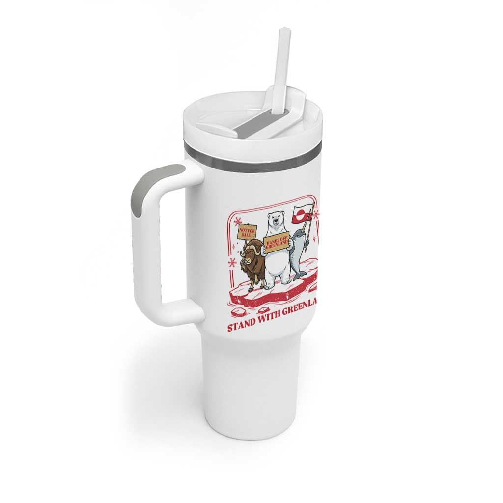 Hands Off Greenland Tumbler With Handle Support Greenlander Gift