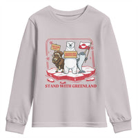 Hands Off Greenland Youth Sweatshirt Support Greenlander Gift