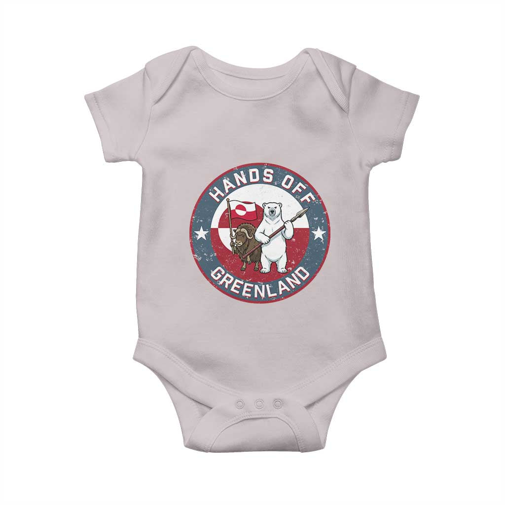 Hands Off Greenland Baby Onesie Anti Authoritarian Political Gag Gift