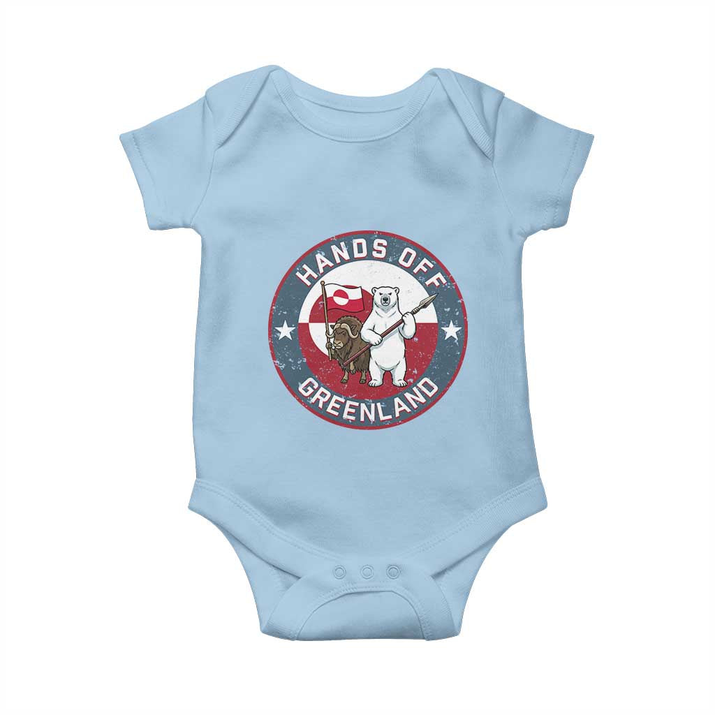 Hands Off Greenland Baby Onesie Anti Authoritarian Political Gag Gift