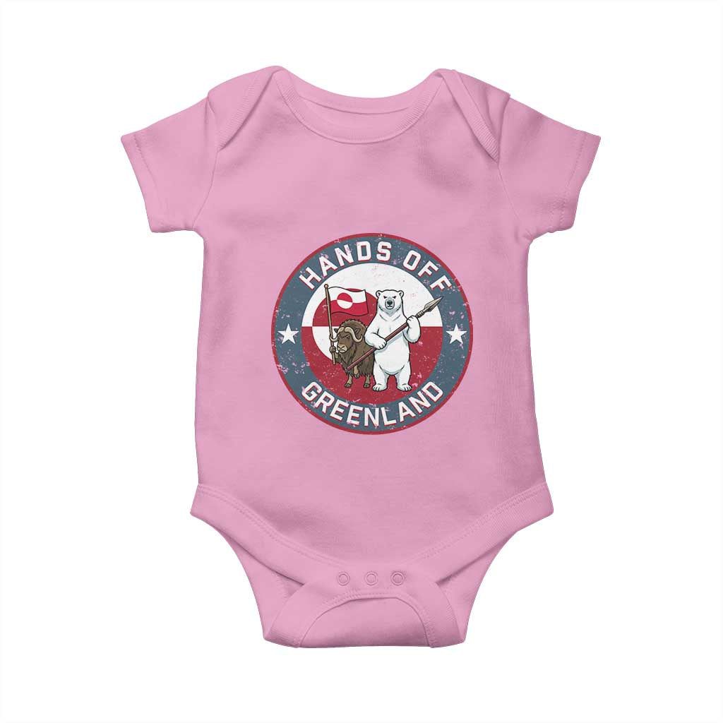 Hands Off Greenland Baby Onesie Anti Authoritarian Political Gag Gift