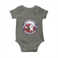 Hands Off Greenland Baby Onesie Anti Authoritarian Political Gag Gift