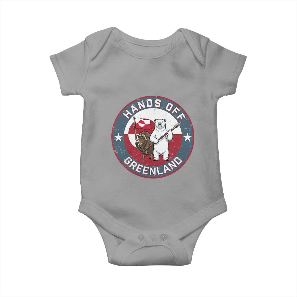 Hands Off Greenland Baby Onesie Anti Authoritarian Political Gag Gift