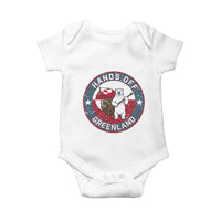 Hands Off Greenland Baby Onesie Anti Authoritarian Political Gag Gift