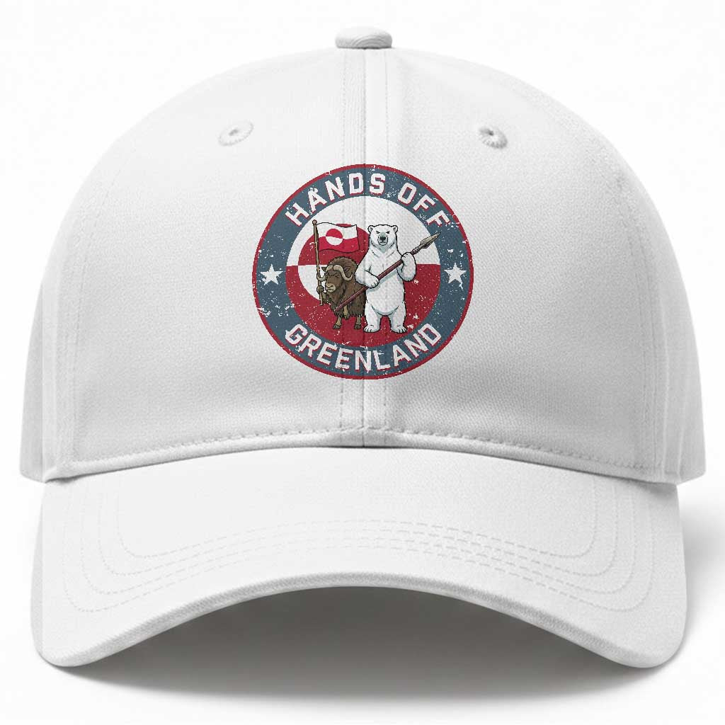 Hands Off Greenland Baseball Cap Anti Authoritarian Political Gag Gift