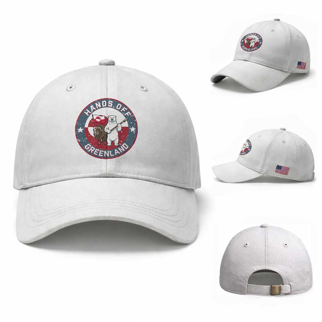 Hands Off Greenland Baseball Cap Anti Authoritarian Political Gag Gift