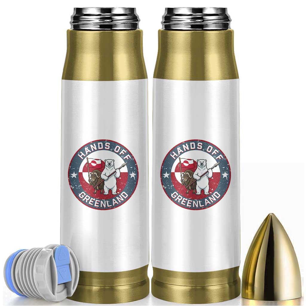 Hands Off Greenland Bullet Tumbler Anti Authoritarian Political Gag Gift