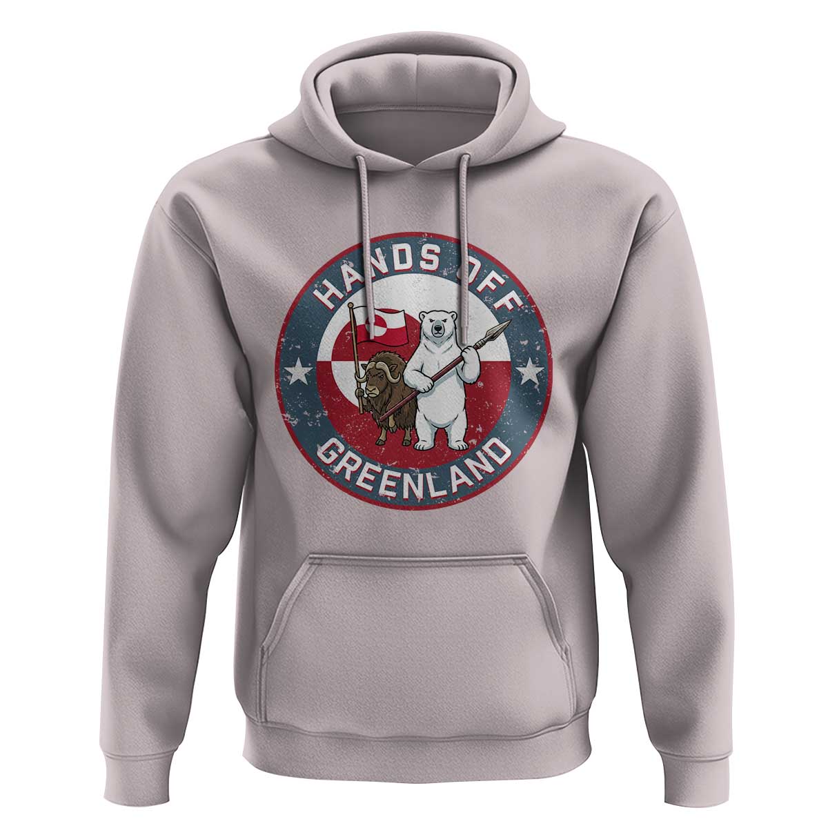 Hands Off Greenland Hoodie Anti Authoritarian Political Gag Gift